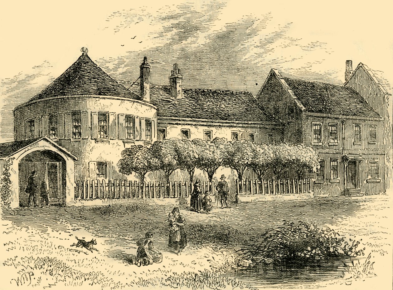 White Conduit House omkring 1820, c1872. af Unbekannt