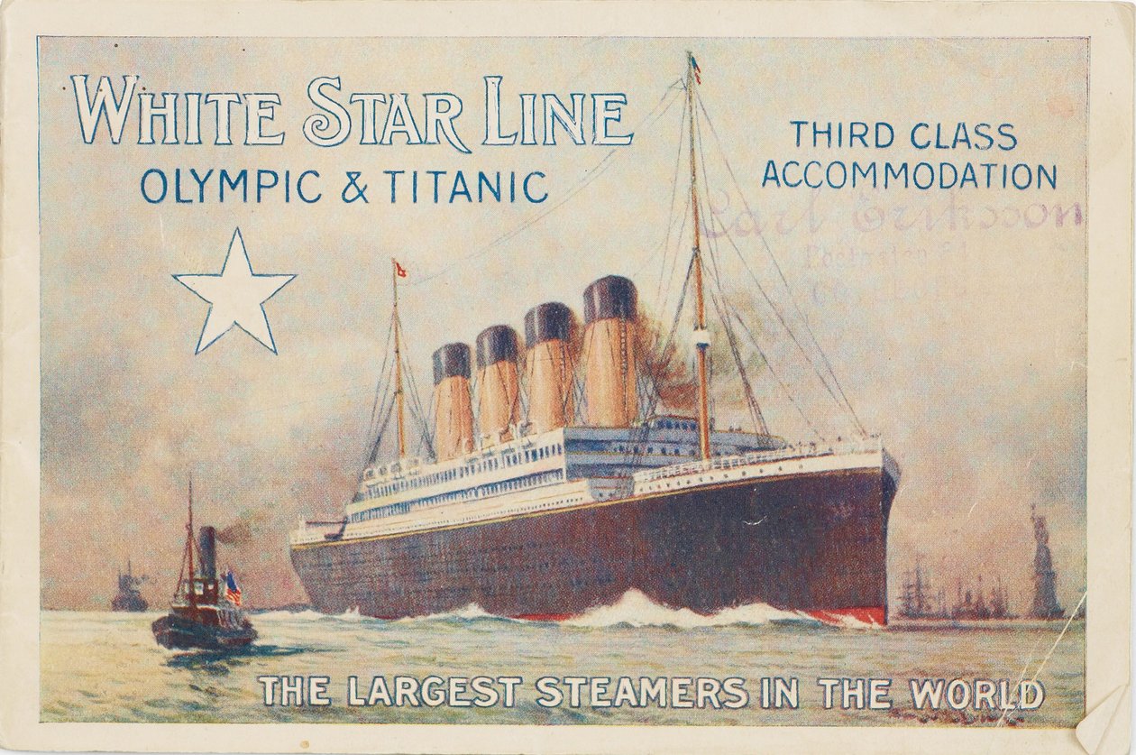 White Star Line. Titanic og Olympic, ca. 1910 af Unbekannt