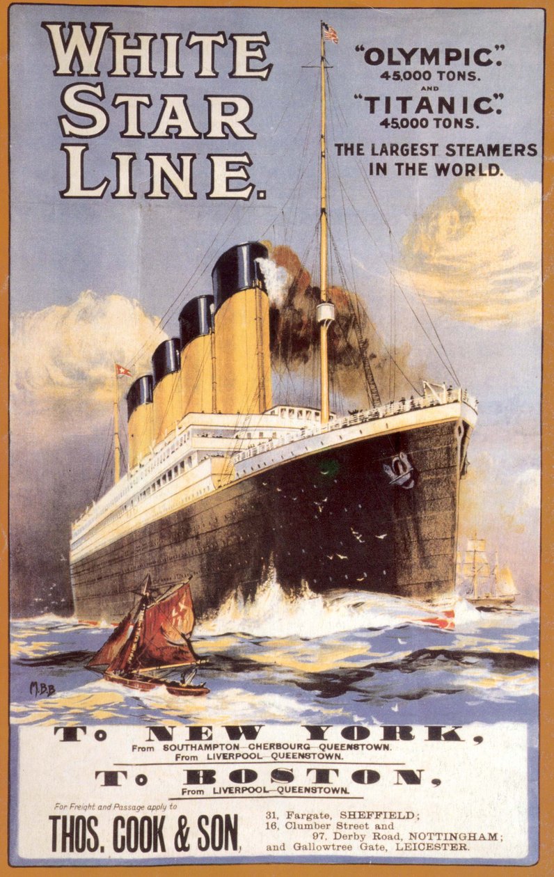 White Star Line. Titanic & Olympic, ca. 1911 af Unbekannt