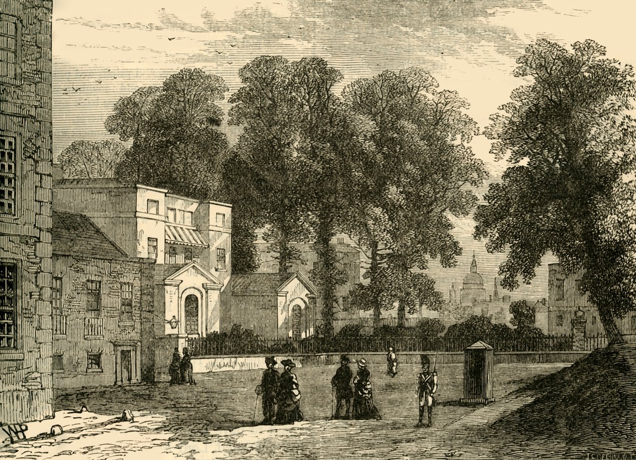 Whitehall Yard, 1881. af Unbekannt