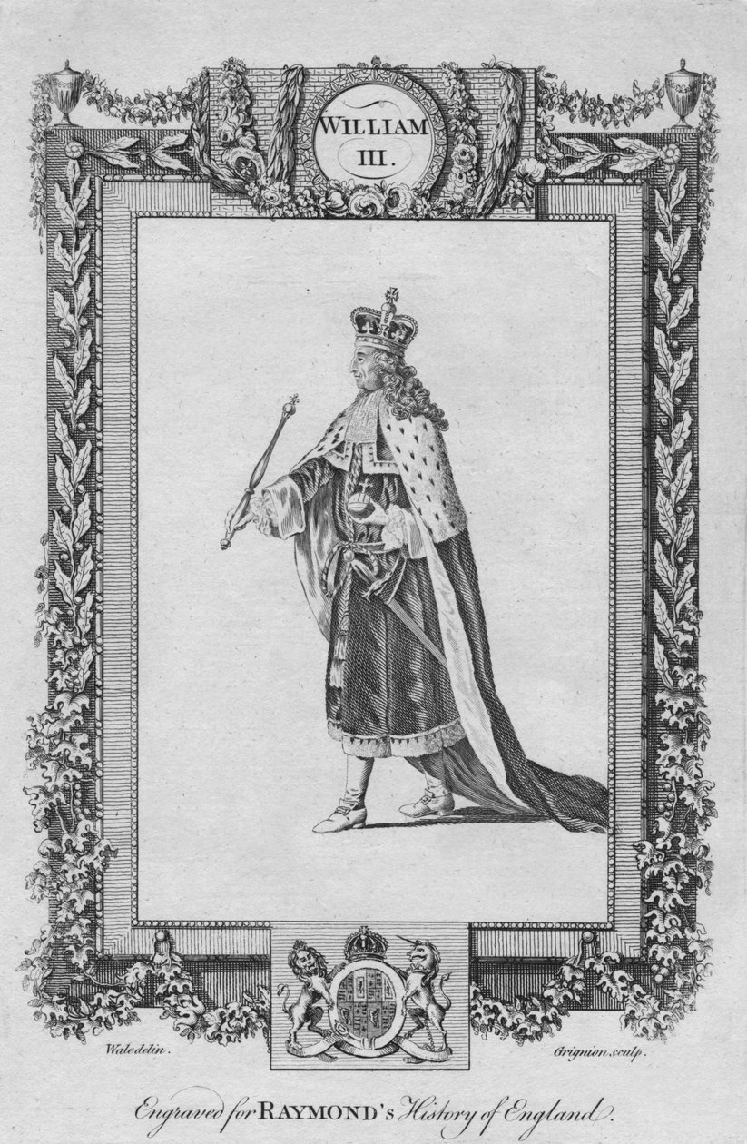 Vilhelm III, c1787 af Unbekannt