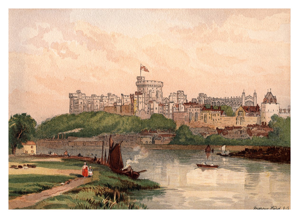 Windsor Castle, 1880 af Unbekannt