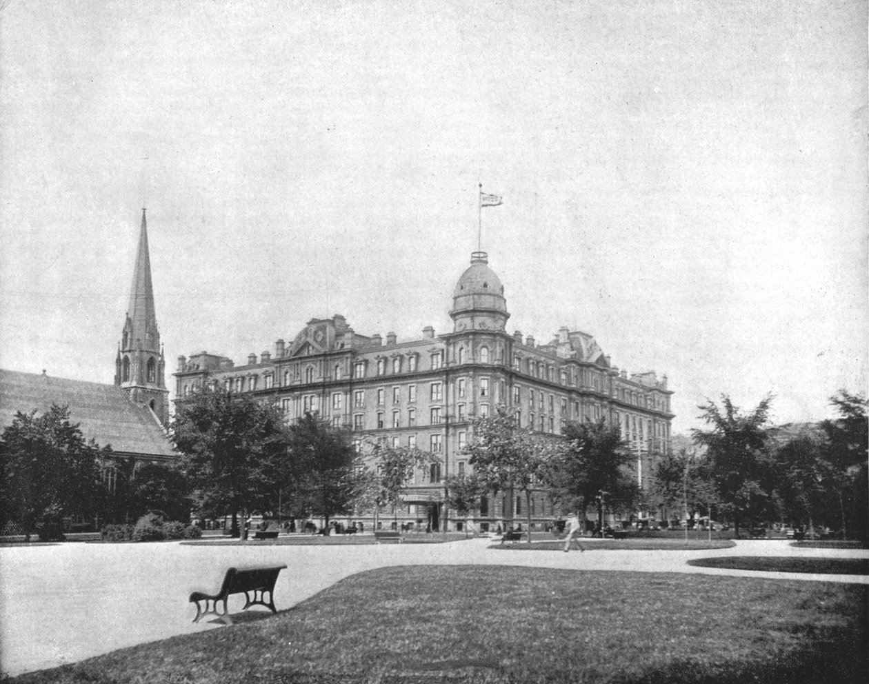 Windsor Hotel, Montreal, Canada, c1900. af Unbekannt