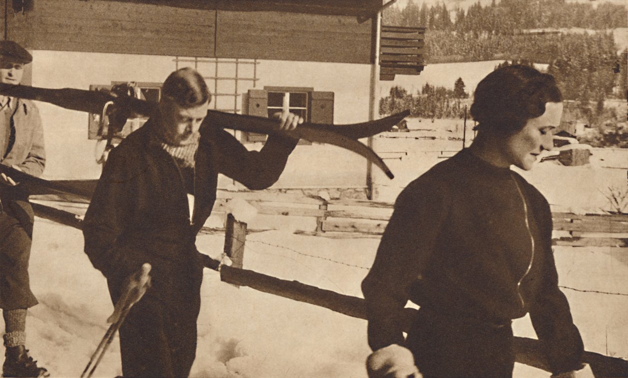 Vintersport, Østrig, 1935, 1937 af Unbekannt
