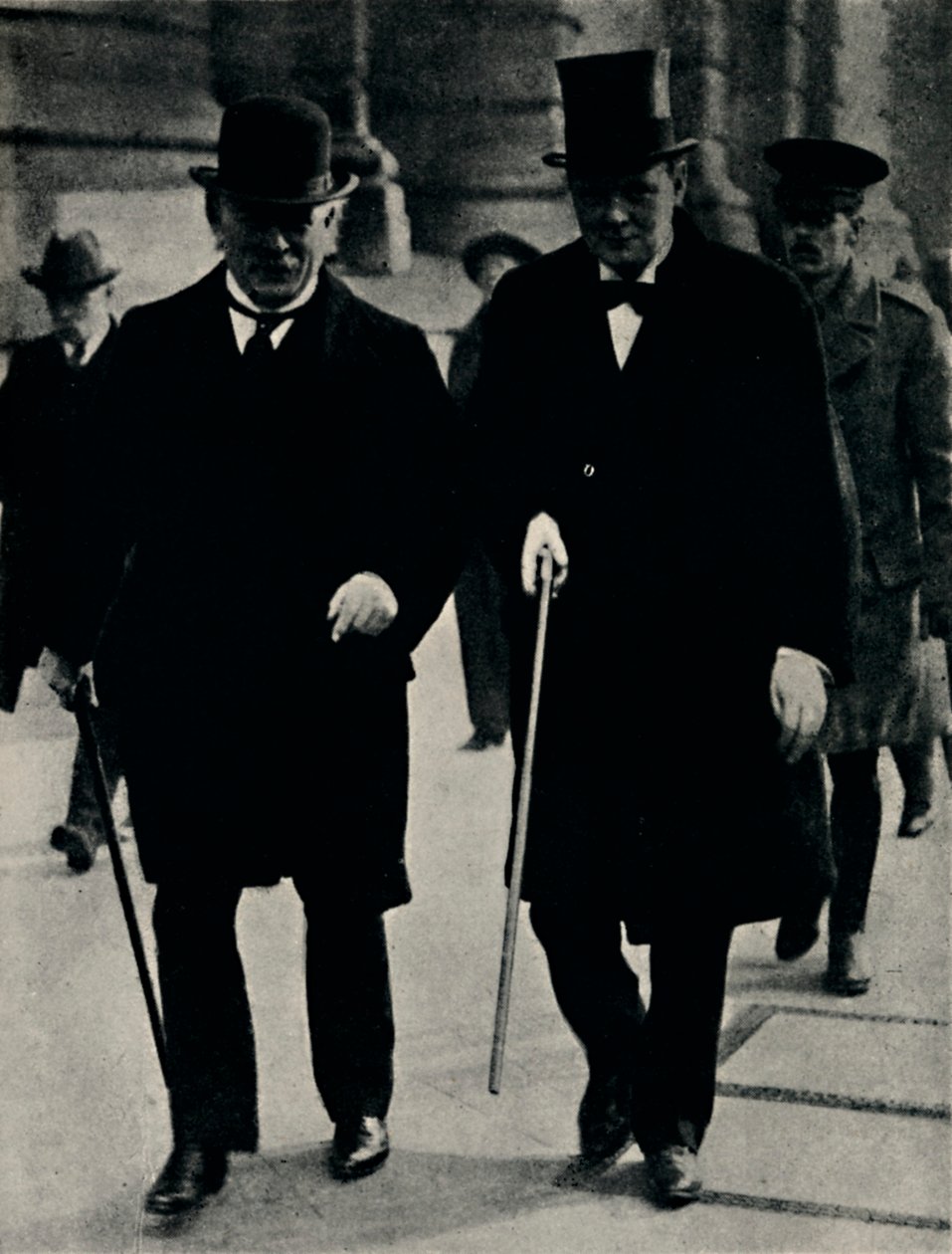 Med David Lloyd George, 1917, 1945. af Unbekannt