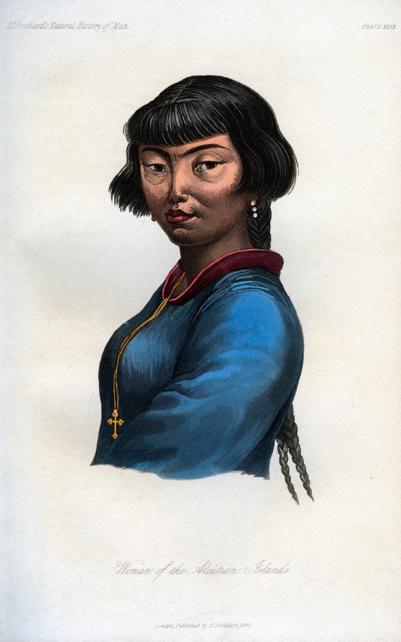 Kvinde fra Aleuterne, 1848 af Unbekannt