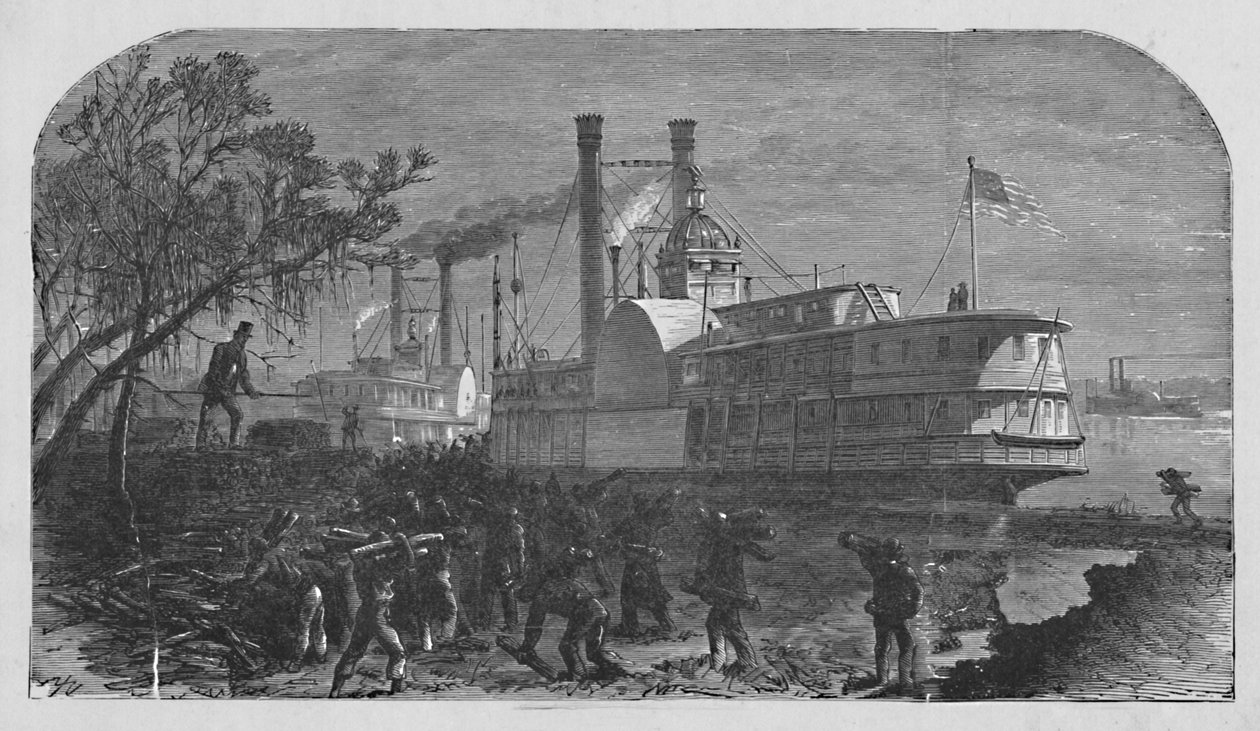 Wooding Up, 1883 af Unbekannt