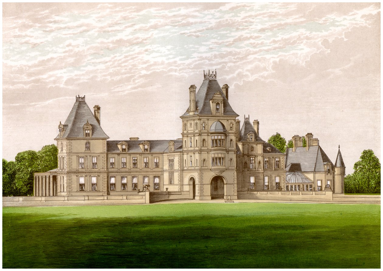 Wynnstay, Denbighshire, Wales, hjemsted for Baronet Williams-Wynn, c1880 af Unbekannt