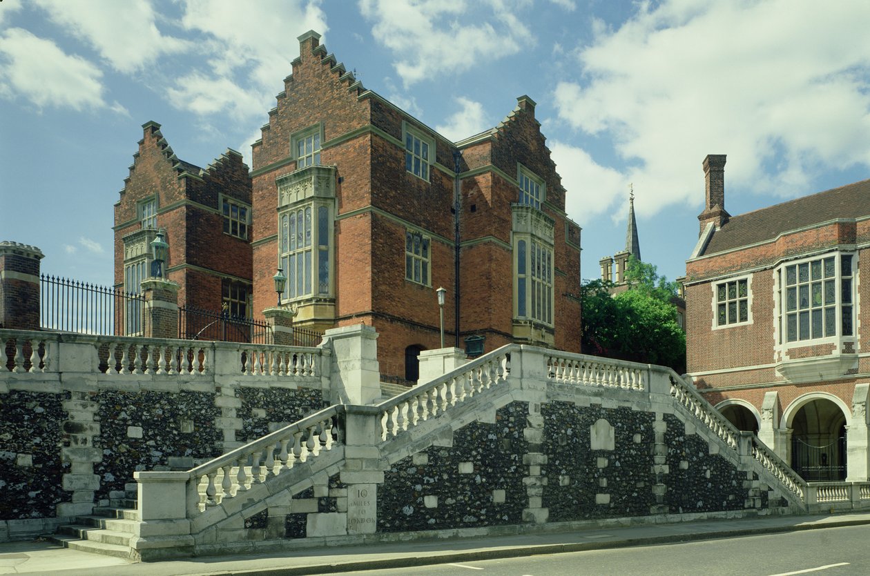 Eksteriør af Harrow School, Middlesex af Unbekannt Unbekannt