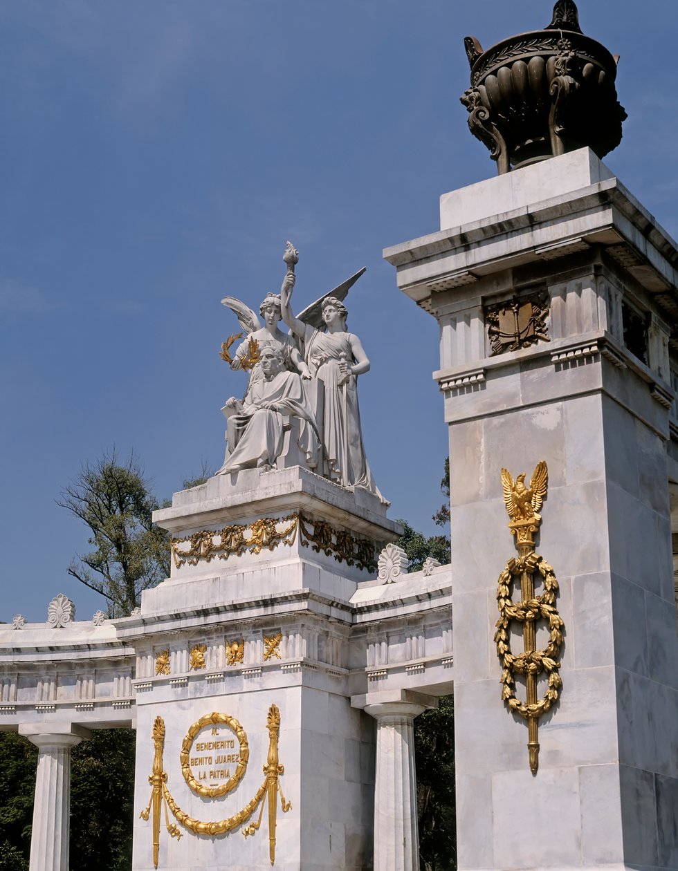 Mexico City. Benito Juarez Hemicycle. af Unbekannt Unbekannt