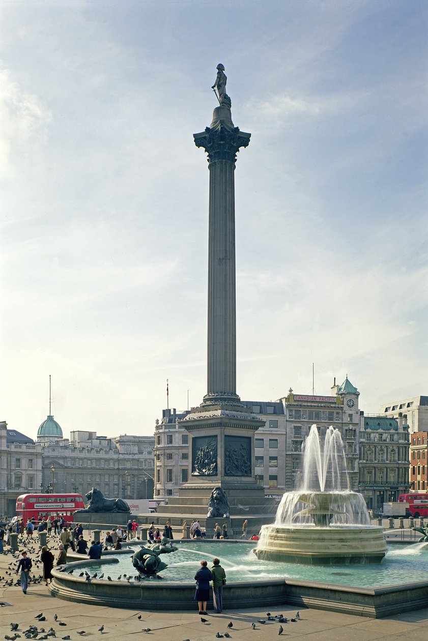 Nelsons Column, bygget 1840-43 af Unbekannt Unbekannt