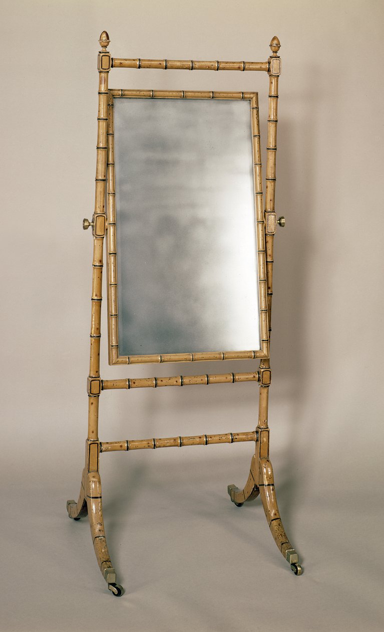 Regency Cheval glas, bambus stel, engelsk, af Unbekannt Unbekannt