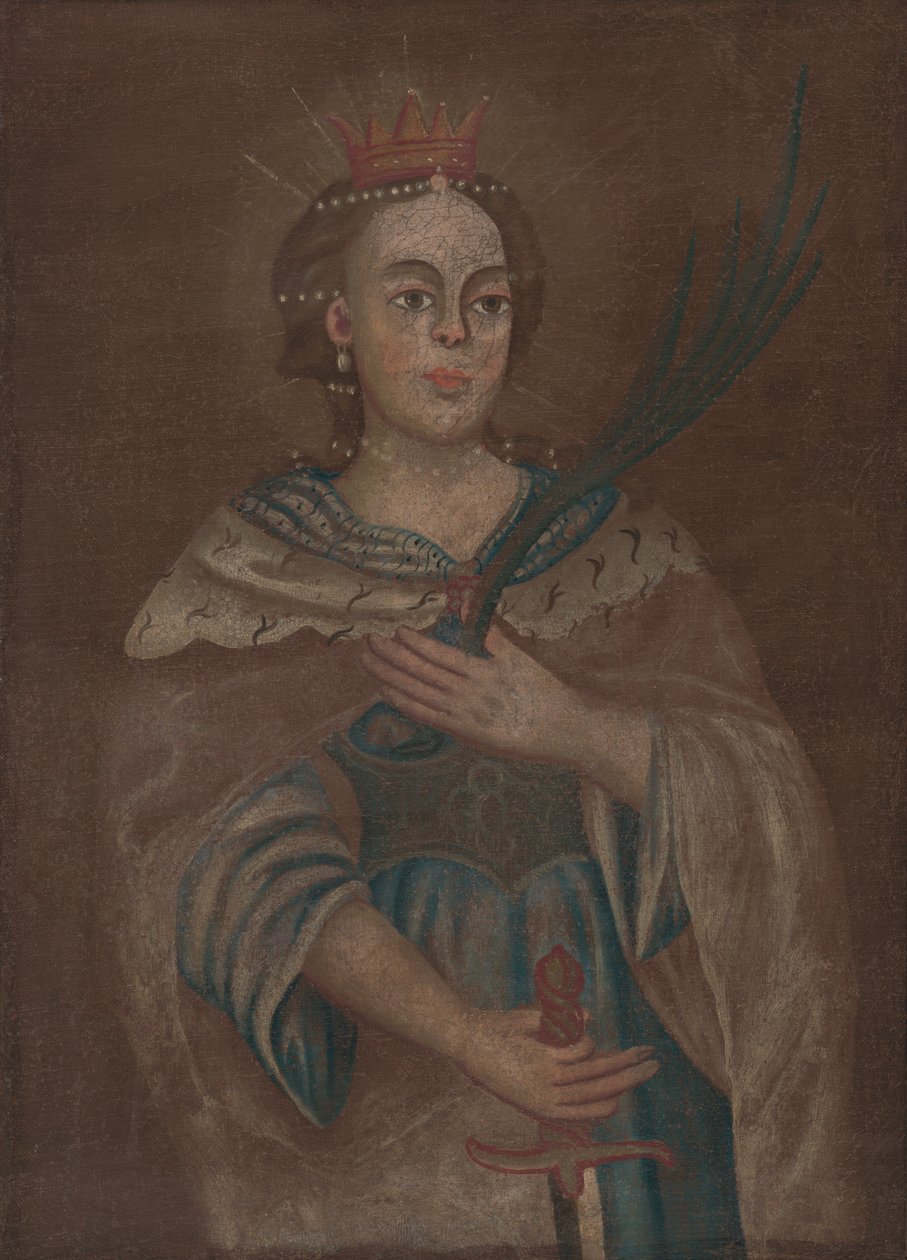 St. Catherine af Alexandria af Unbekannt Unbekannt