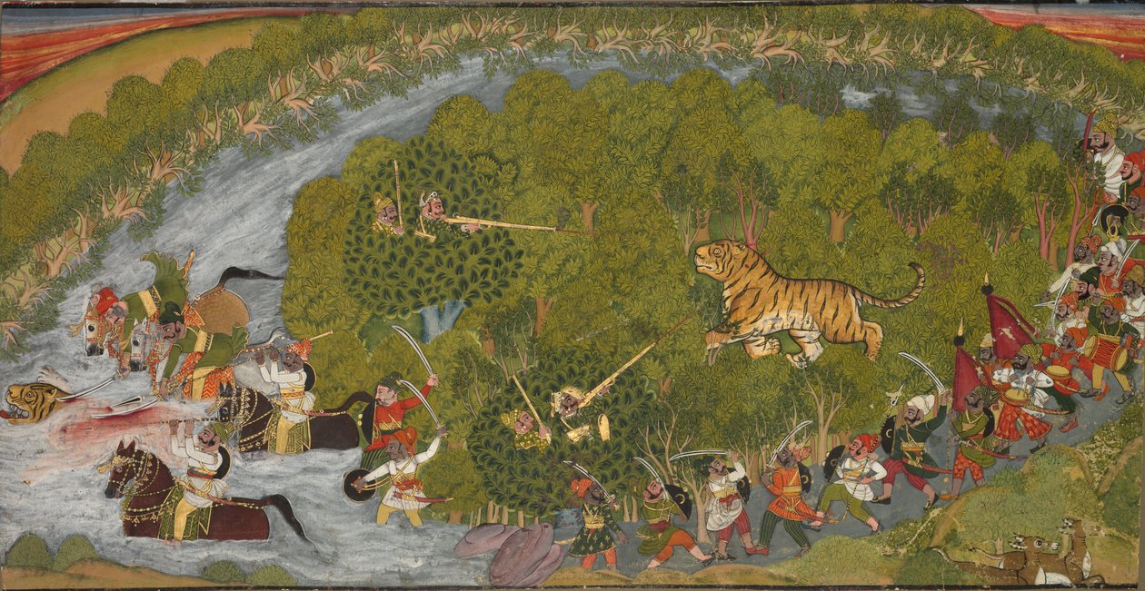 Tiger Hunt af Unbekannt Unbekannt