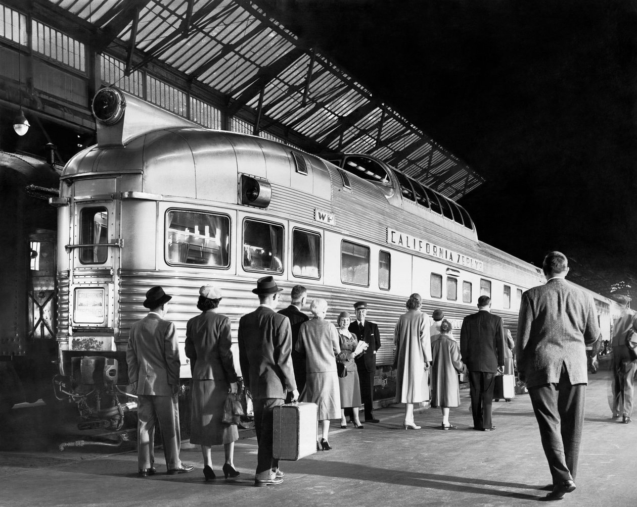 Går ombord på California Zephyr af Unbekannt Unbekannt