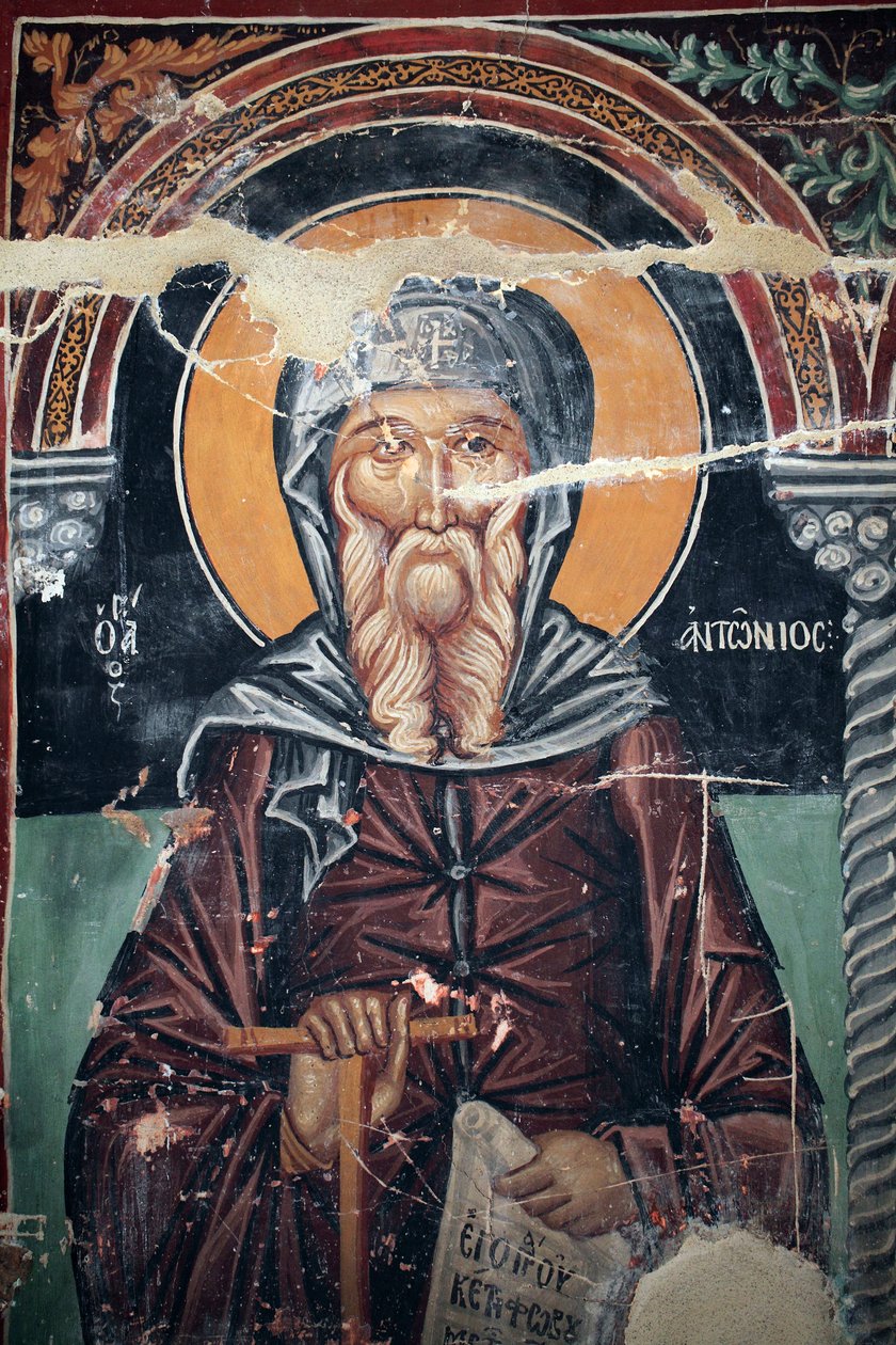 Byzantinsk fresco fra det 15. århundrede af Unbekannt Unbekannt