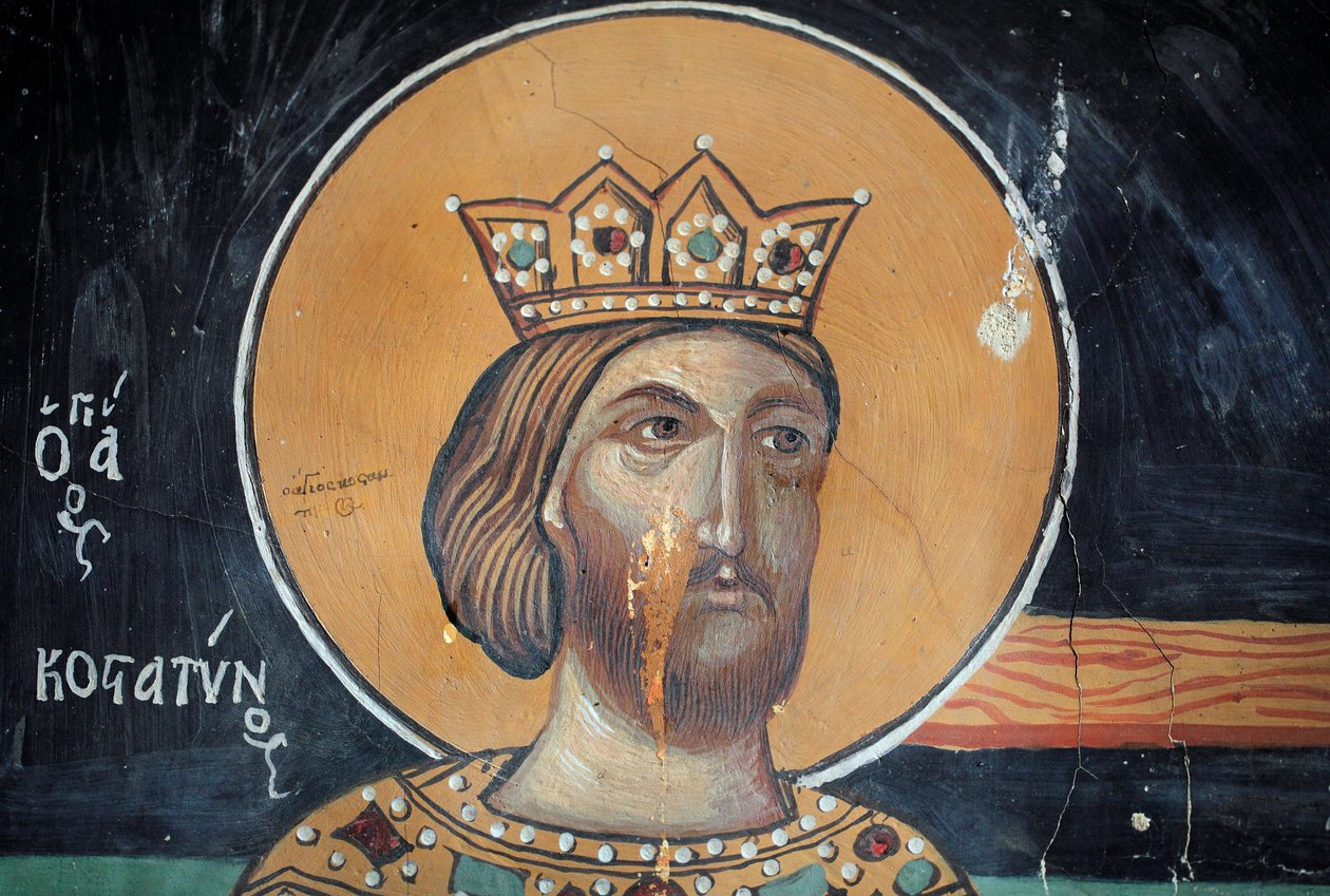 Byzantinsk fresco fra det 15. århundrede af Unbekannt Unbekannt
