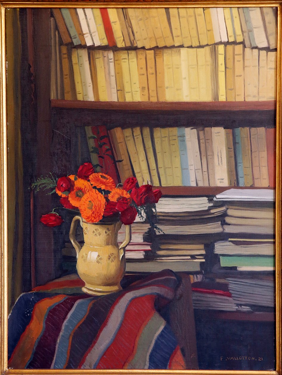 Maurice Denis museum, Saint Germain en Laye, Frankrig, Felix Vallotton, Biblioteket af Unbekannt Unbekannt