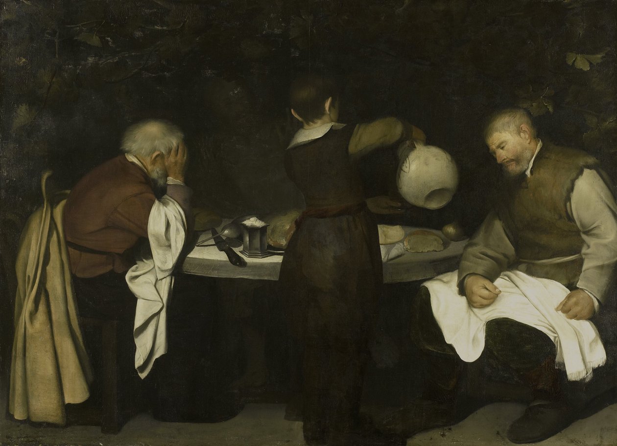 Nadver i Emmaus, 1620-80 af Unbekannt Unbekannt