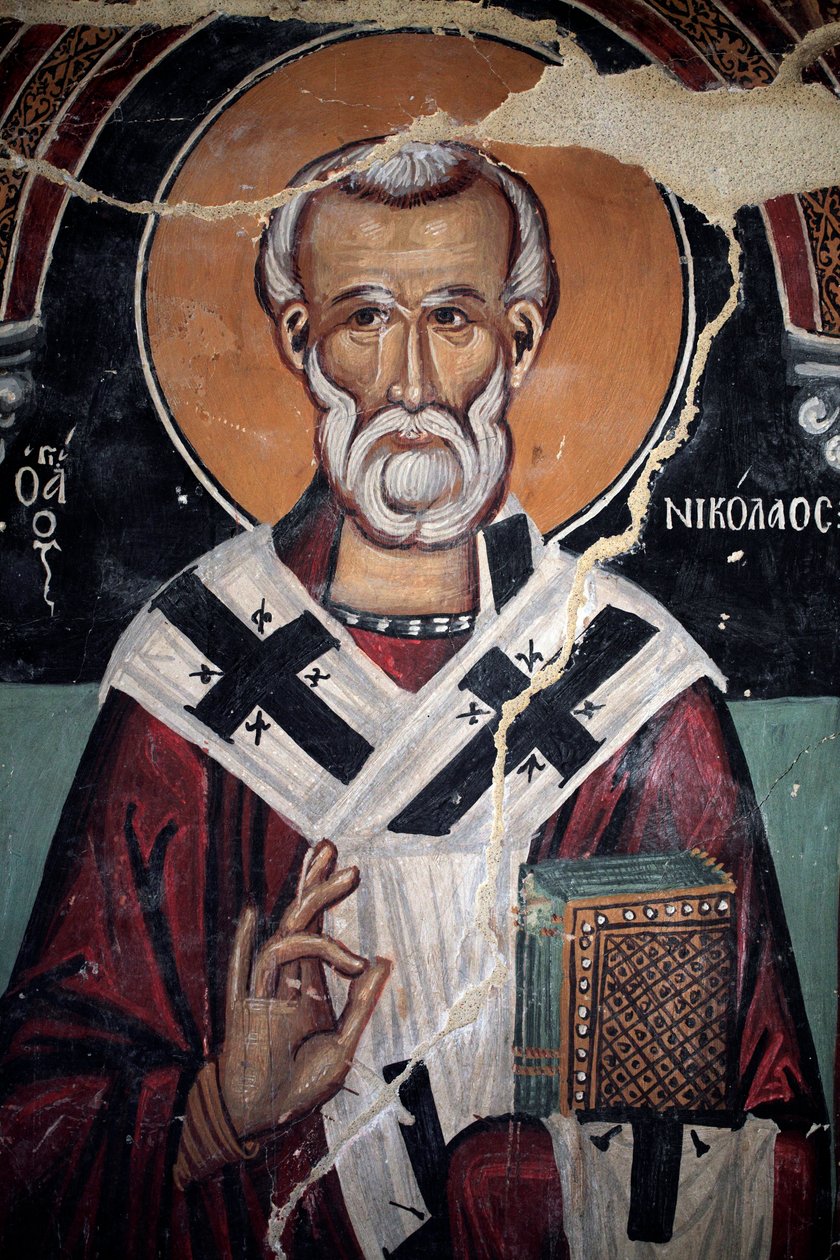 Den byzantinske fresco fra det 15. århundrede af Unbekannt Unbekannt