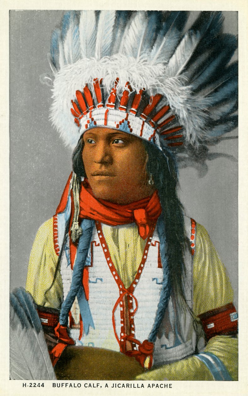 En Jicarilla Apache-amerikaner af Unbekannter Künstler