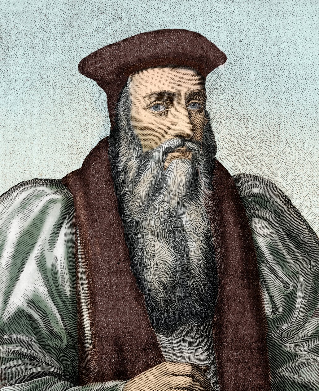 Ærkebiskop Thomas Cranmer af Unbekannter Künstler