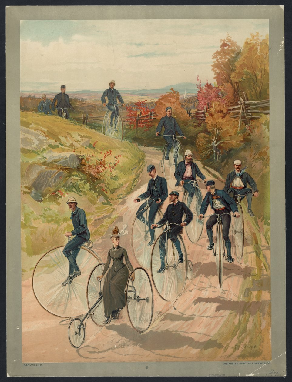 Cykling af Unbekannter Künstler