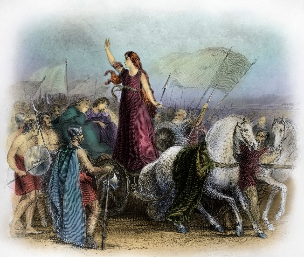 Boudica / Boadicea af Unbekannter Künstler