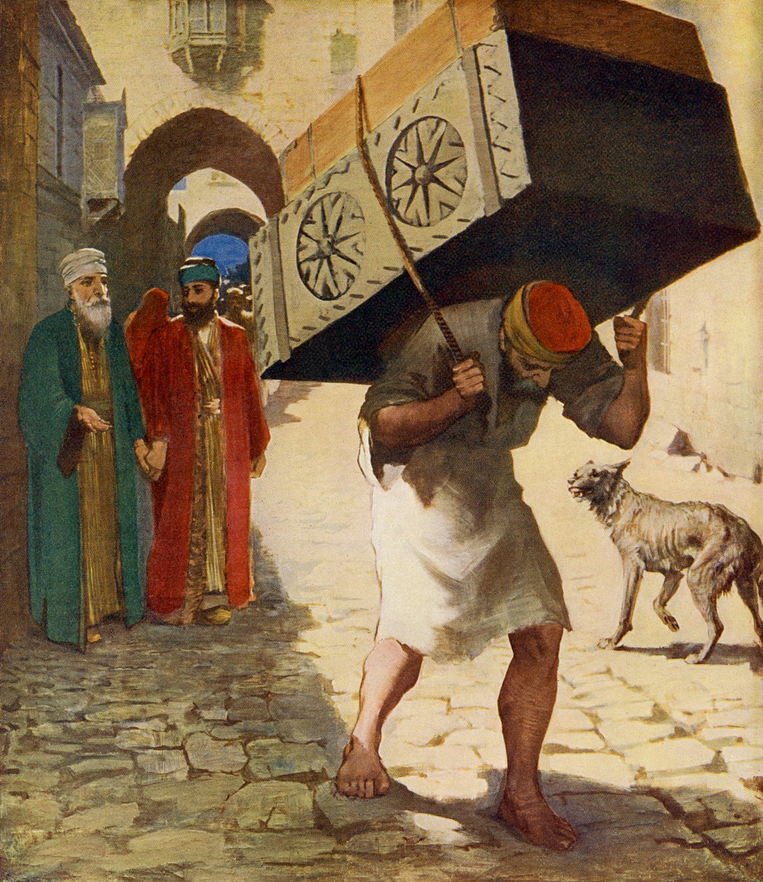 Bærer af byrder, Jerusalem af Unbekannter Künstler