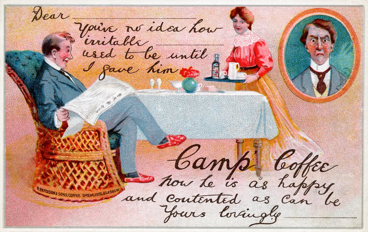 Camp Coffee - reklame, ca. 1920 af Unbekannter Künstler