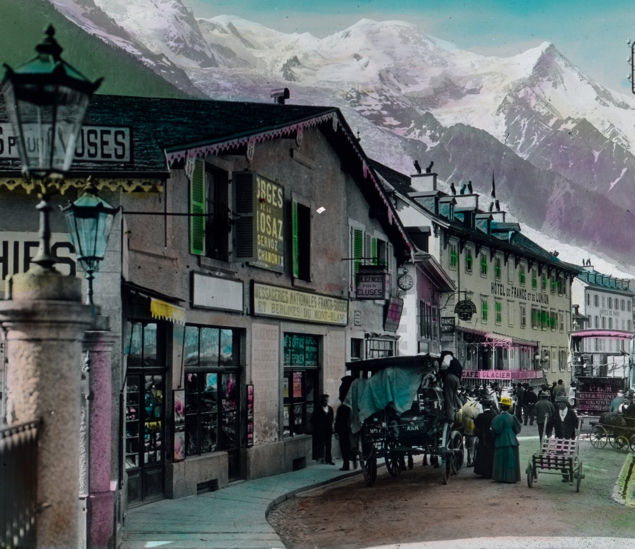 Chamonix, Main Street af Unbekannter Künstler