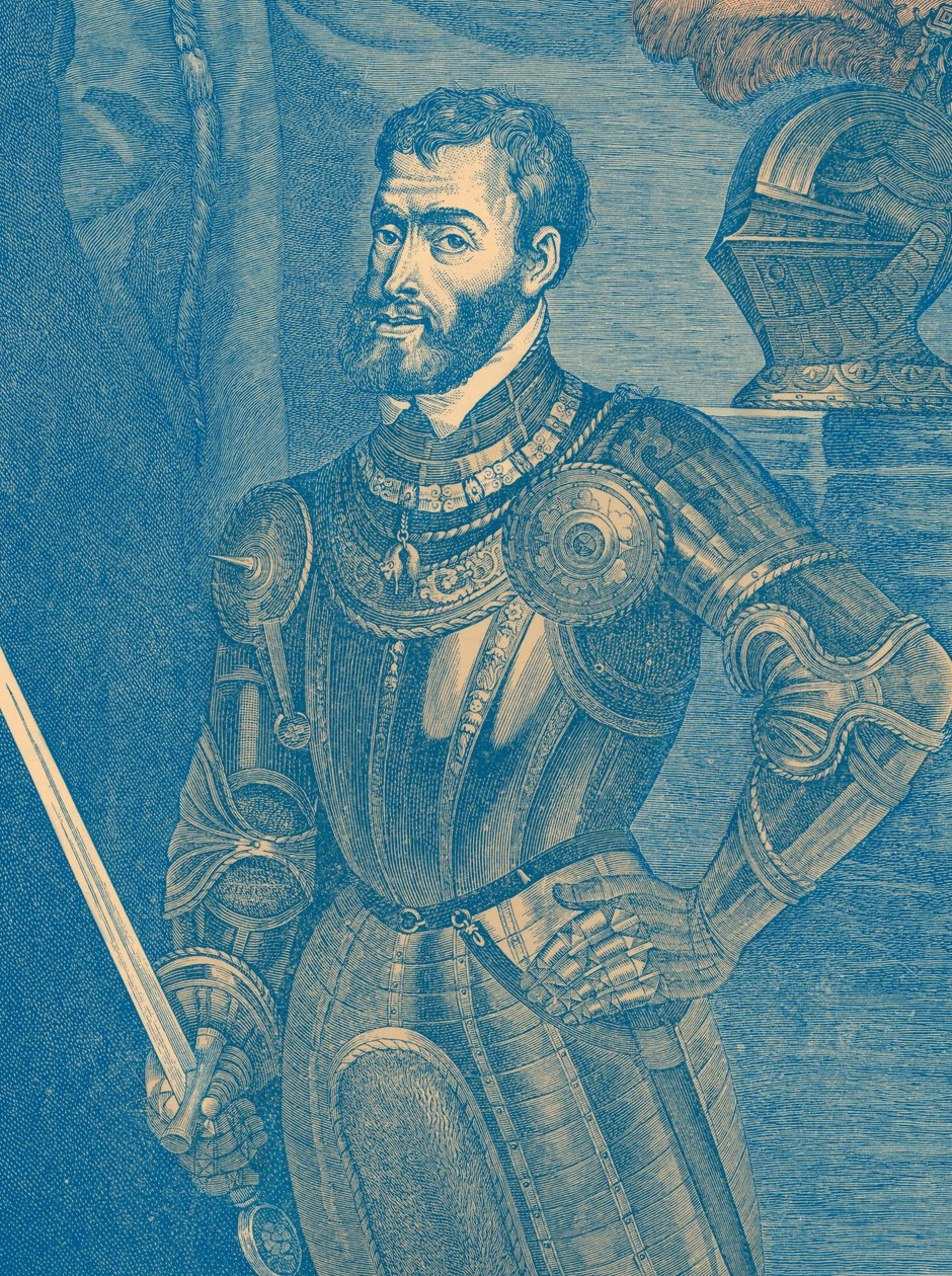 Charles V (1500-58) (gravering) af Lancelot Volders