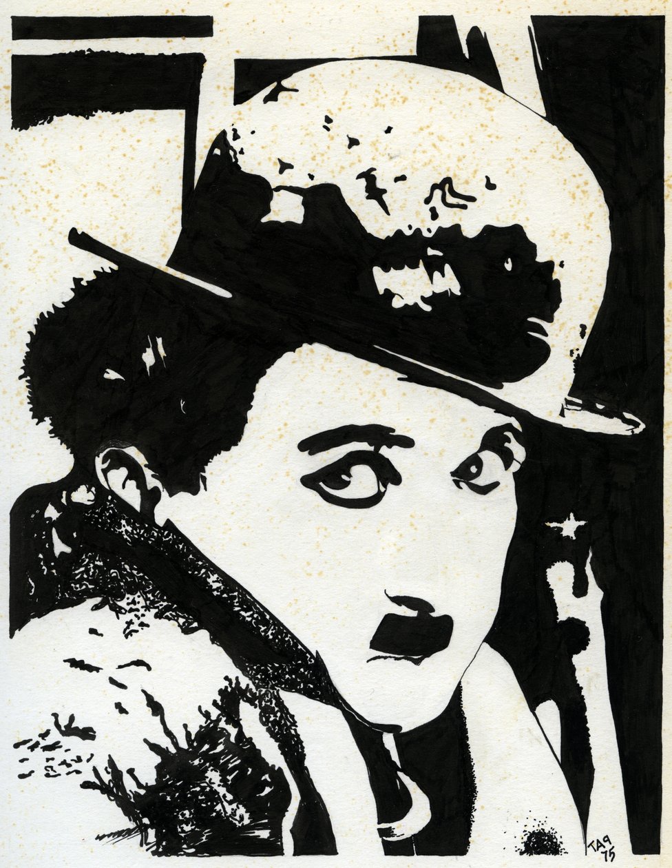 Charlie CHAPLIN af Unbekannter Künstler