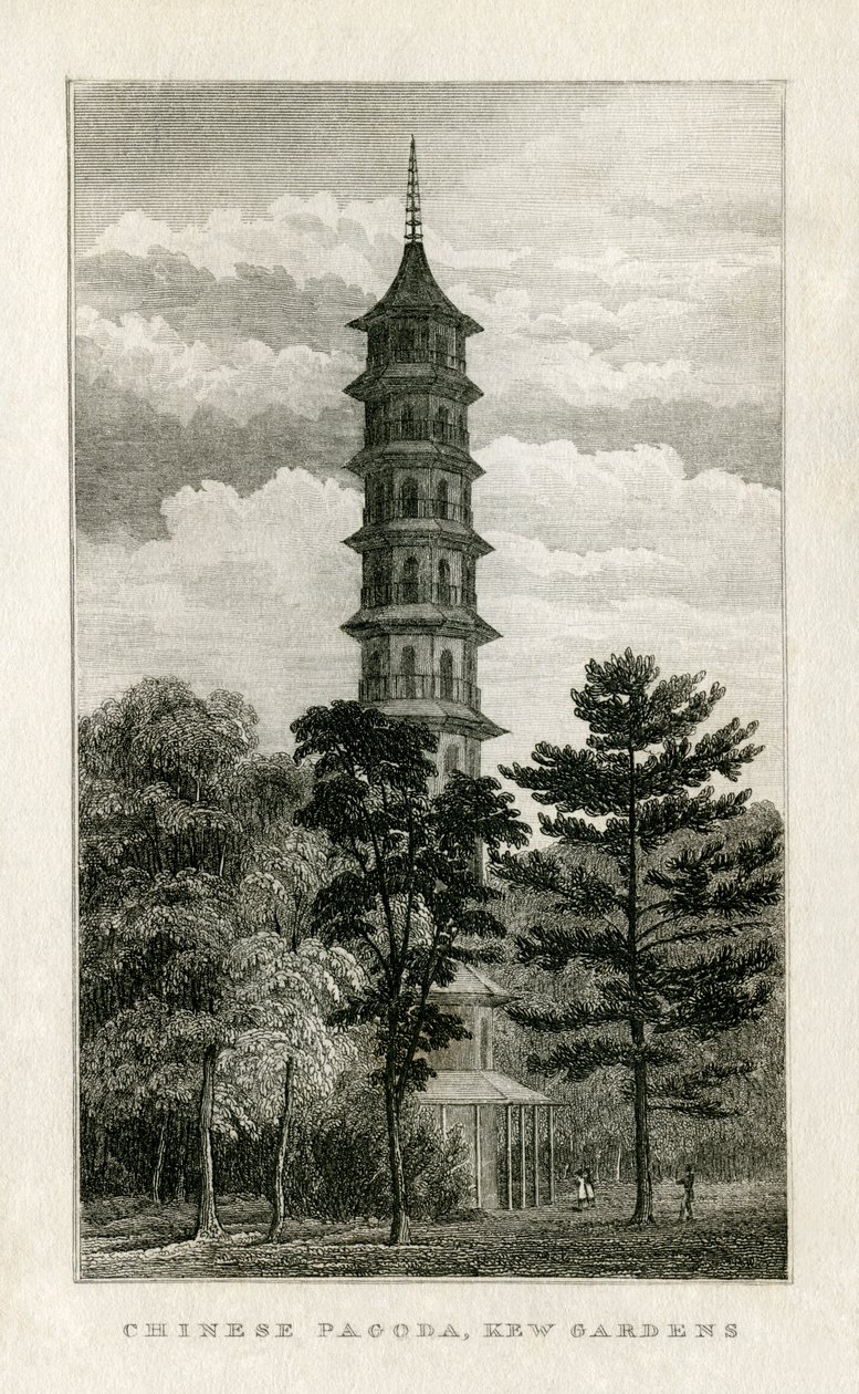 Chinese Pagoda, Kew Gardens af Unbekannt