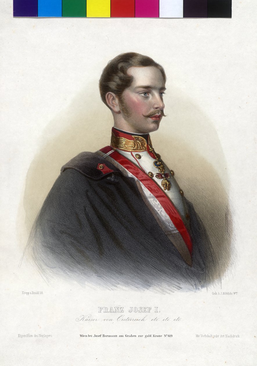 Kejser af Østrig Franz Joseph I af Unbekannter Künstler