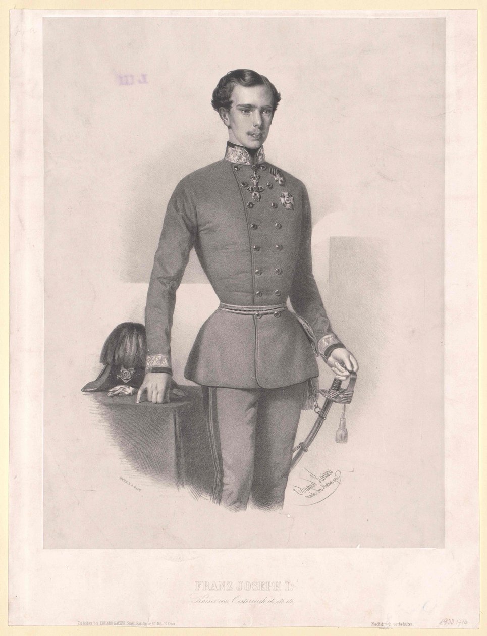 Kejser af Østrig Franz Joseph I af Unbekannter Künstler