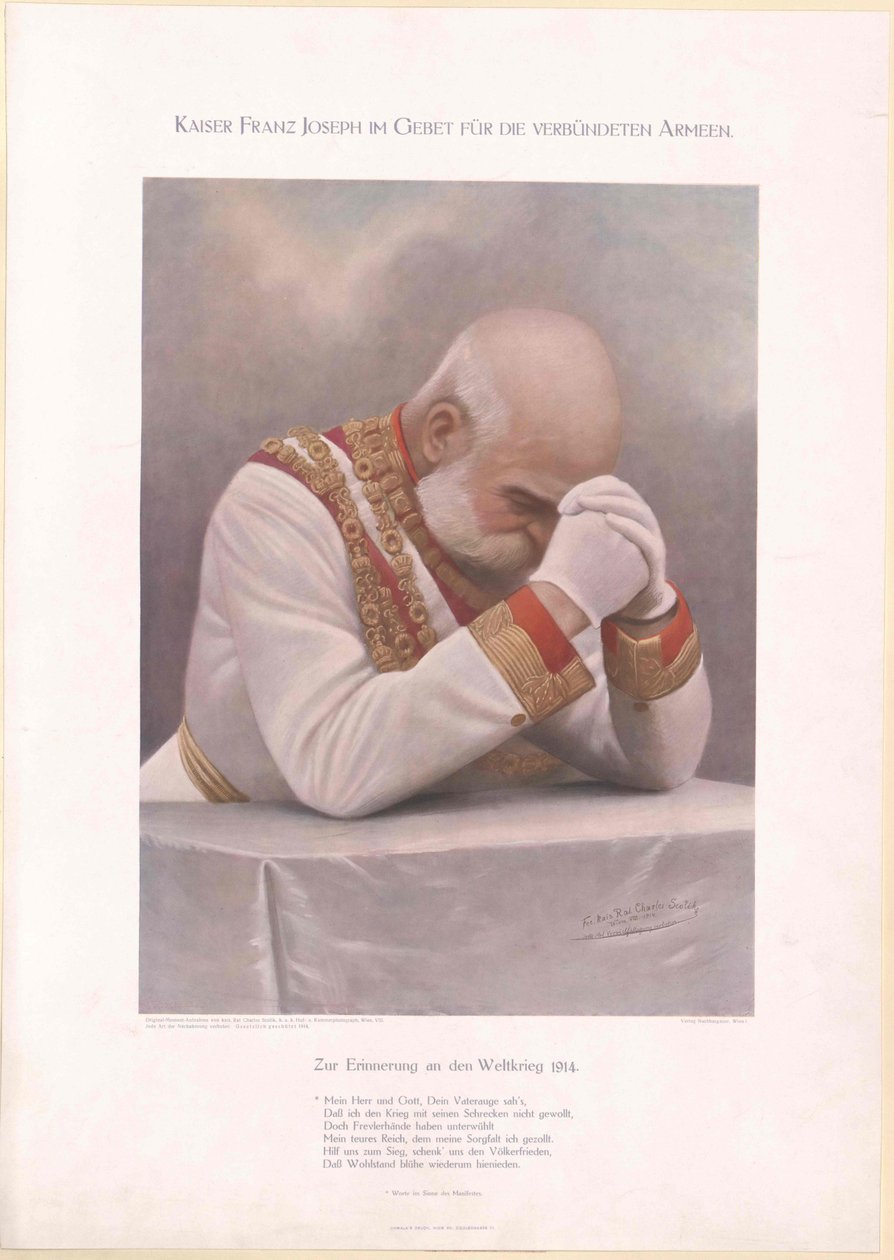 Kejser af Østrig Franz Joseph I af Unbekannter Künstler