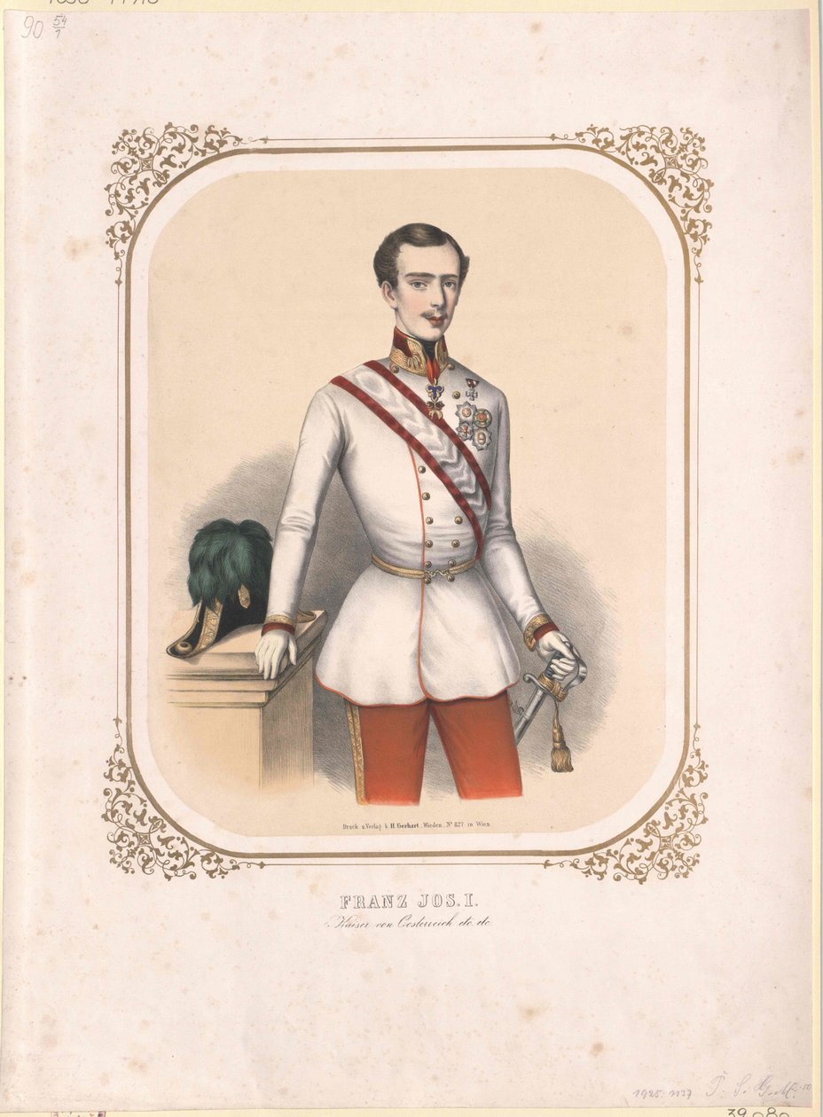 Kejser af Østrig Franz Joseph I af Unbekannter Künstler