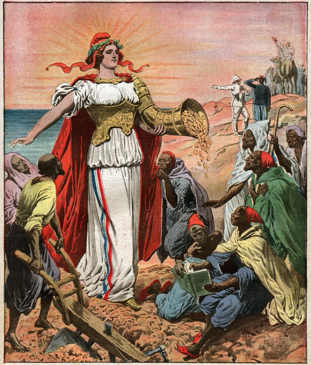 Empire colonial francais. Det franske koloniimperium. af Unbekannter Künstler