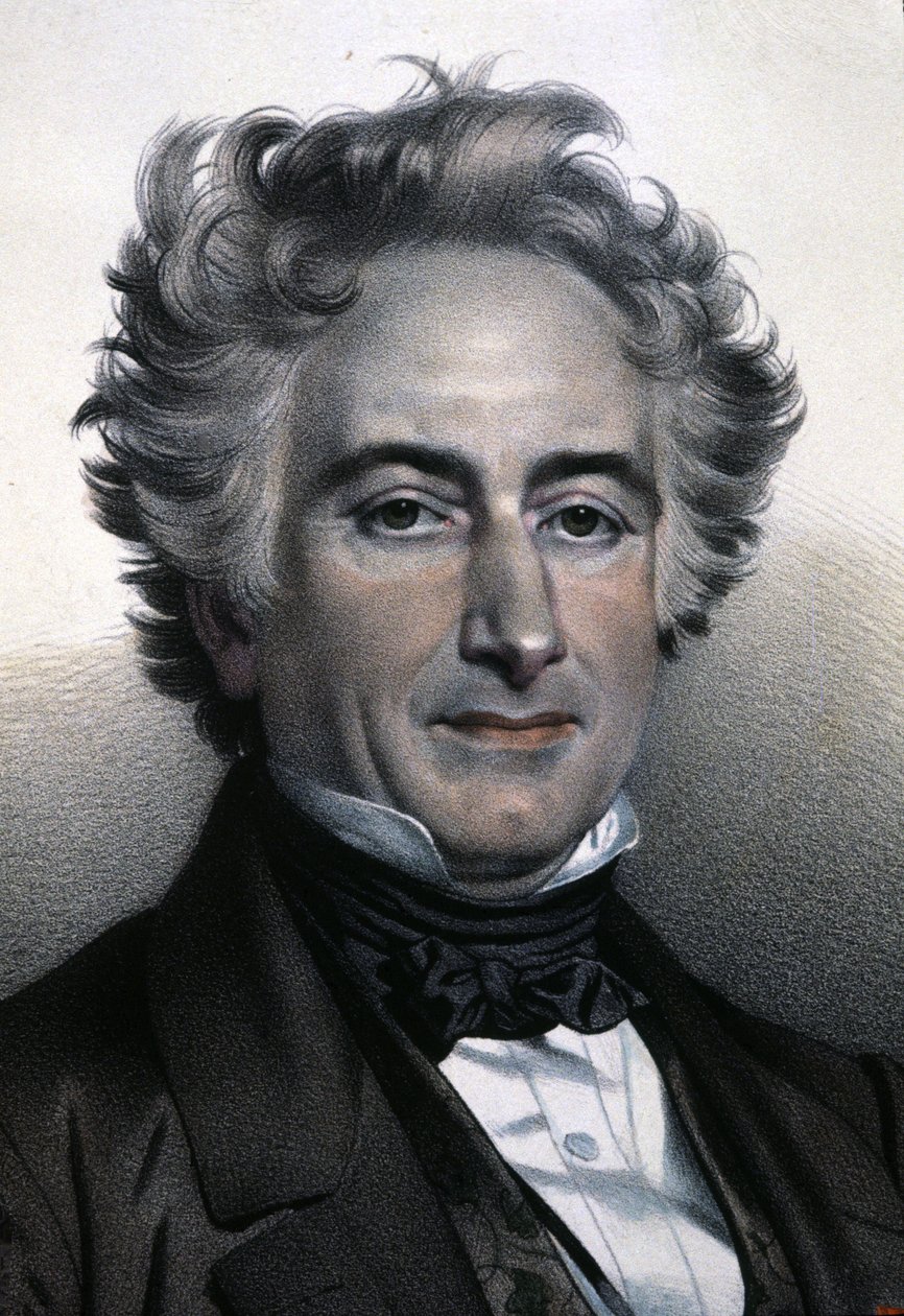Eugene Chevreul, ca. 1830 - 1840 (kobberstik) af Unbekannter Künstler