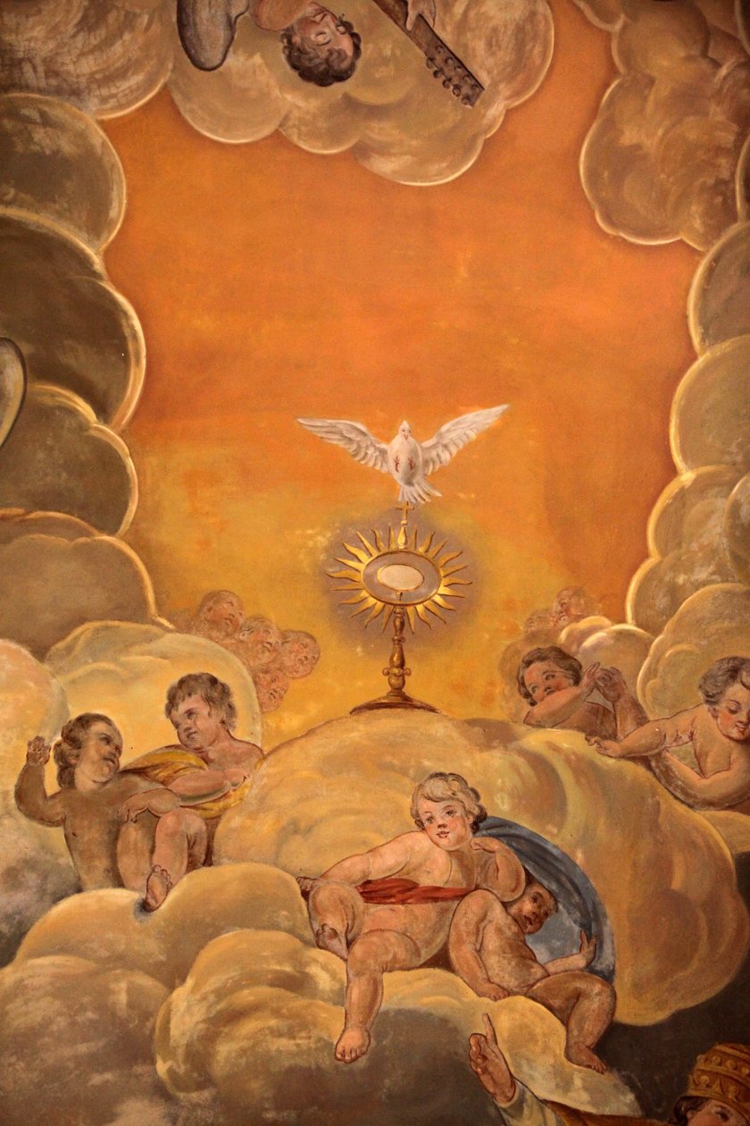 Fresco i Palacio episcopal, Malaga Espagne af Unbekannt