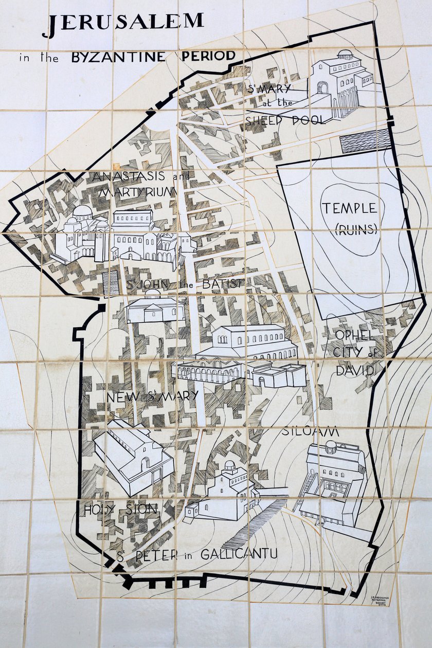 Jerusalem i den byzantinske periode, Jerusalem, Israel af Unbekannt