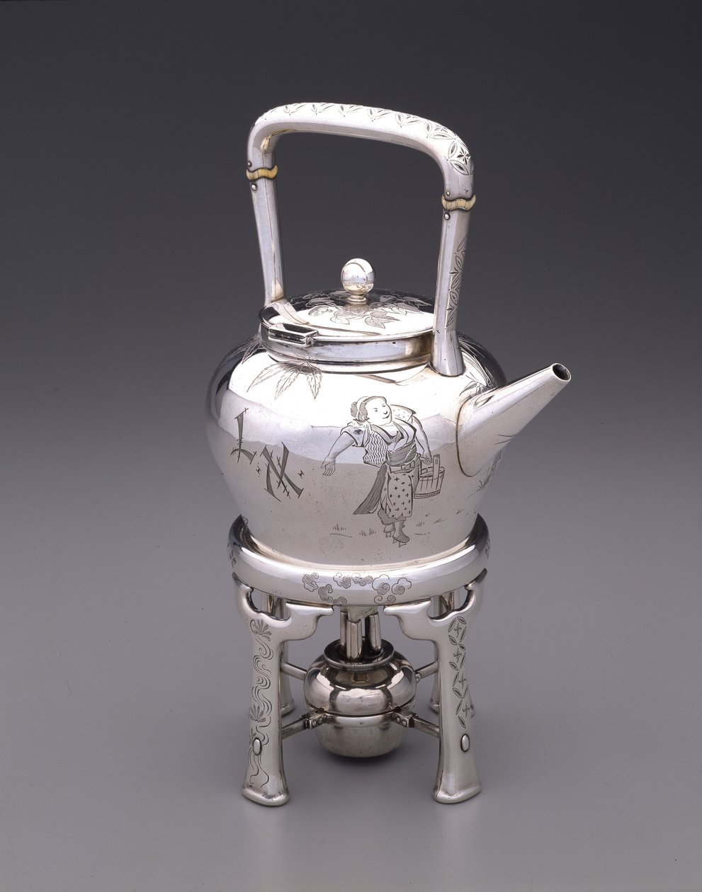 Kettle-on-Stand, 1879dani af Unbekannt