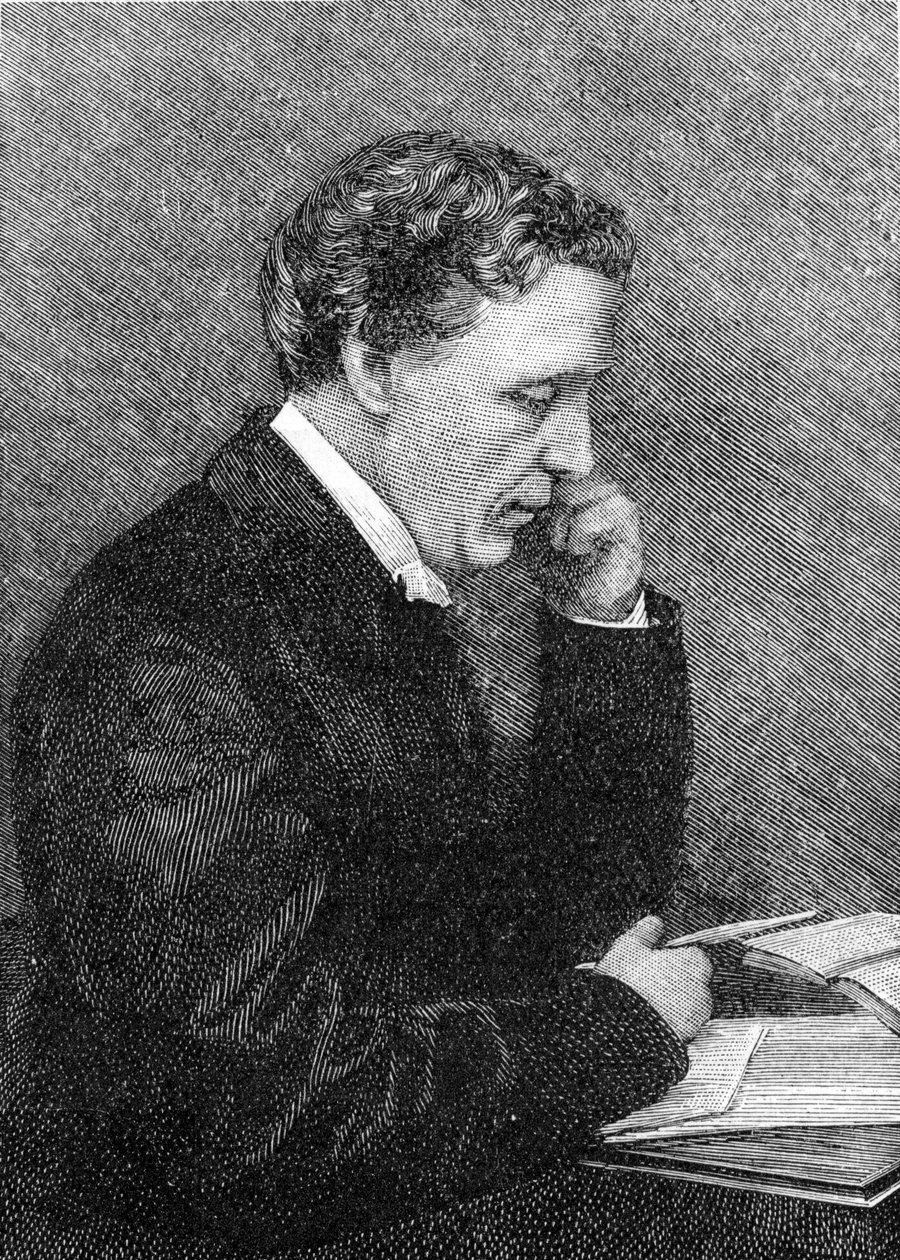 Lewis Carroll, portræt af Unbekannter Künstler
