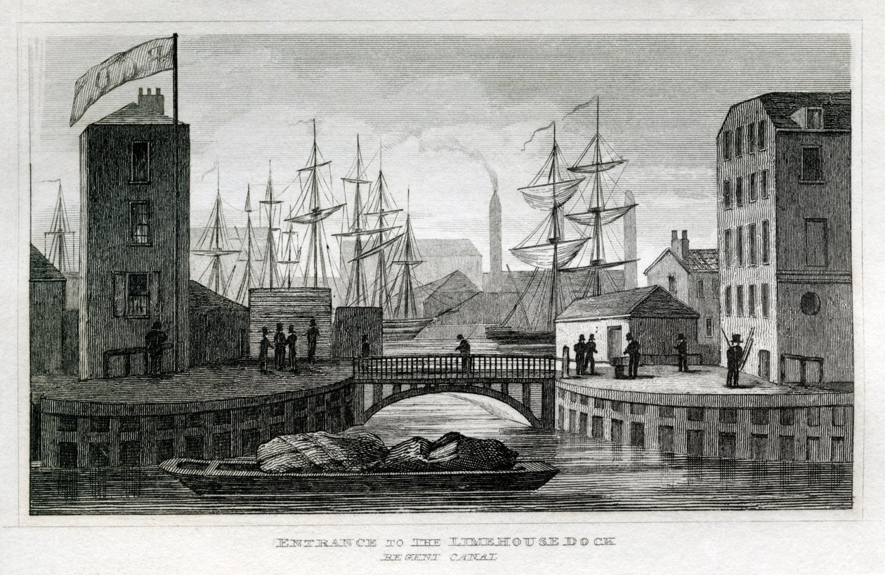 Limehouse Dock af Unbekannt