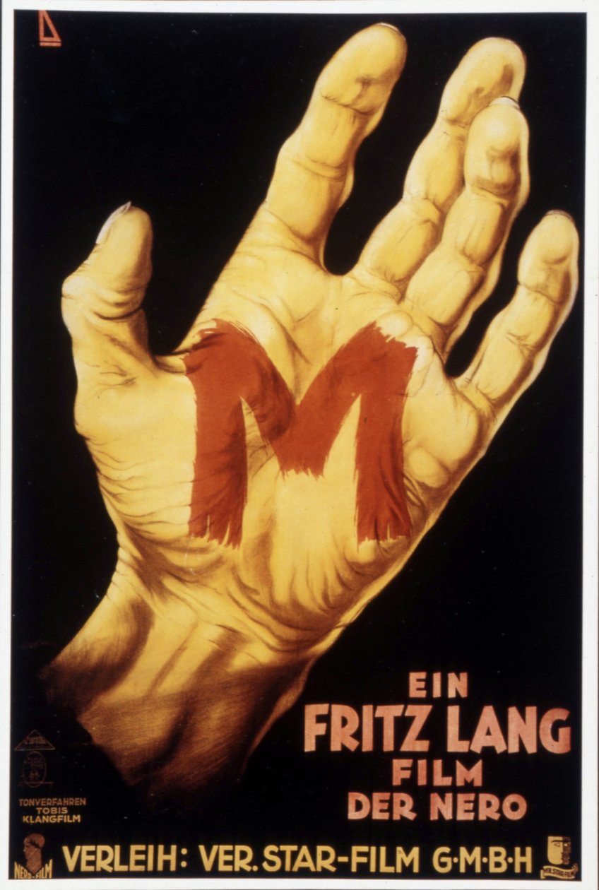 M af Fritz Lang af Unbekannter Künstler
