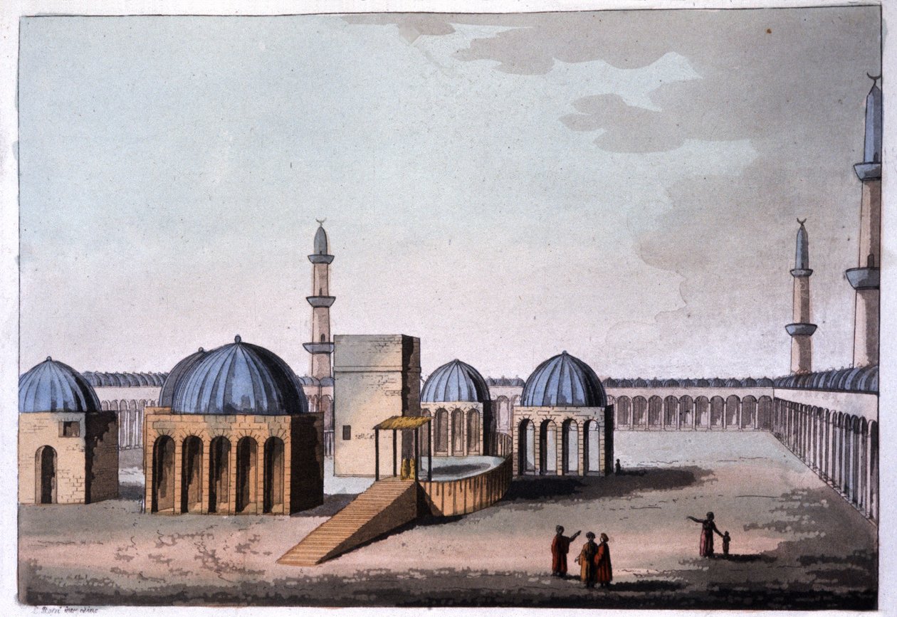 Mekka, ca. 1810 (kobberstik) af Unbekannter Künstler