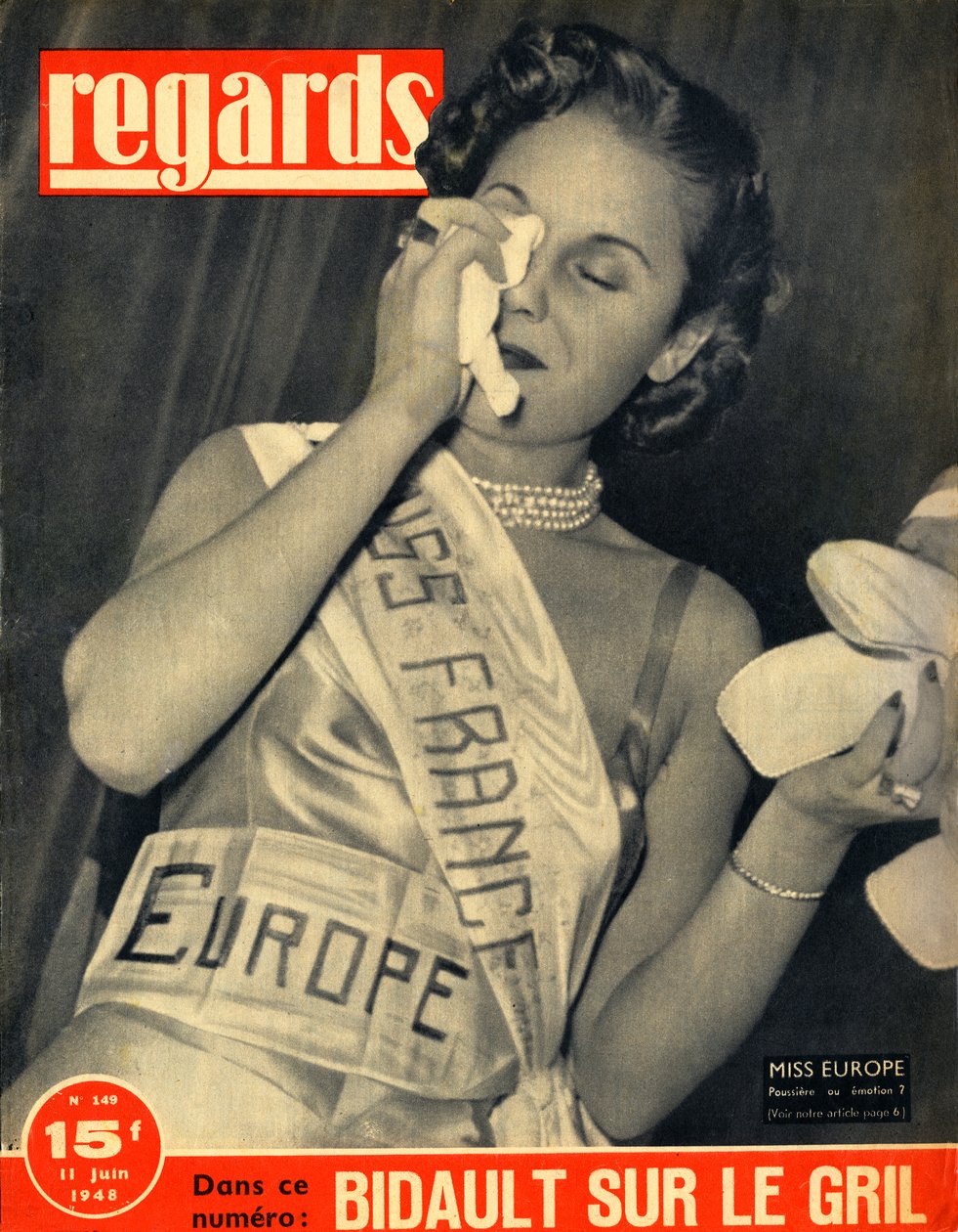 Frøken Frankrig 1948 (presse) af Unbekannt