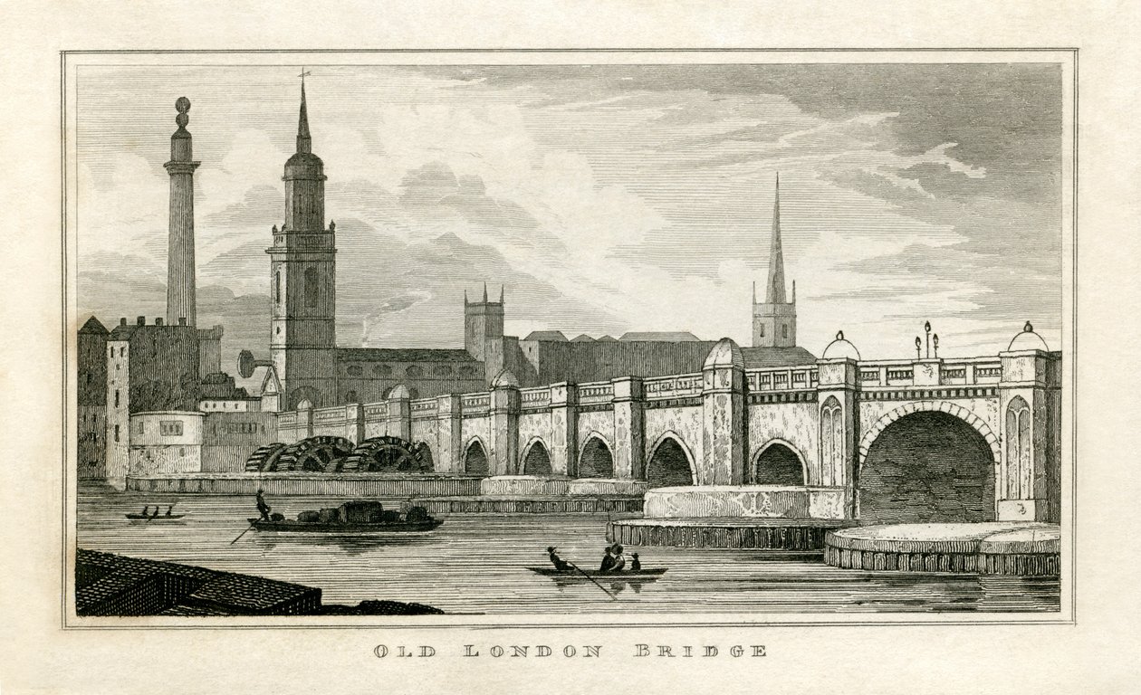 Old London Bridge af Unbekannt