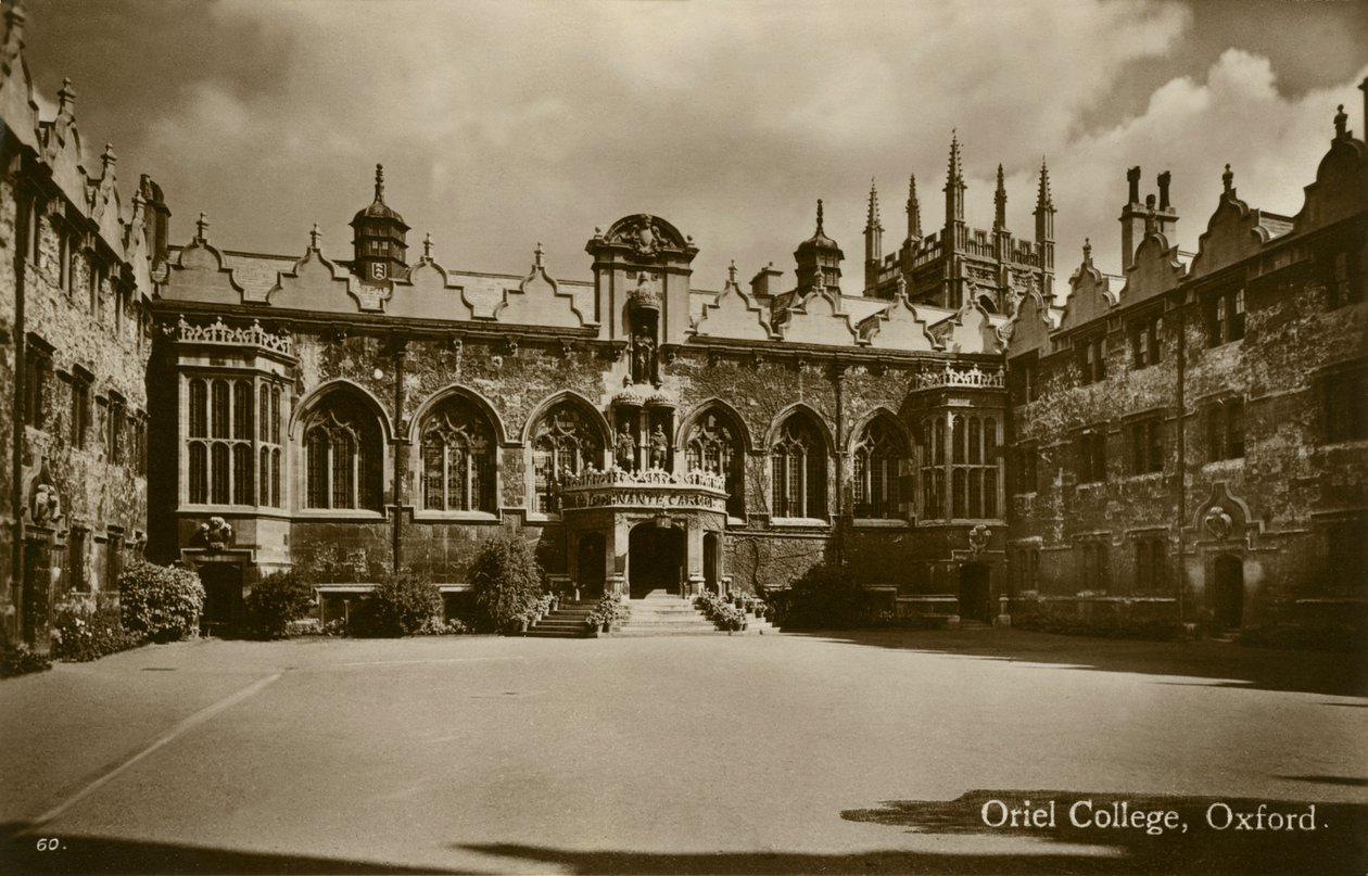 Oriel College, Oxford af Unbekannter Künstler